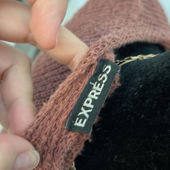 EXPRESS | Women’s Half Zip Front Oversized Sweater Size S - Picture 5 of 6